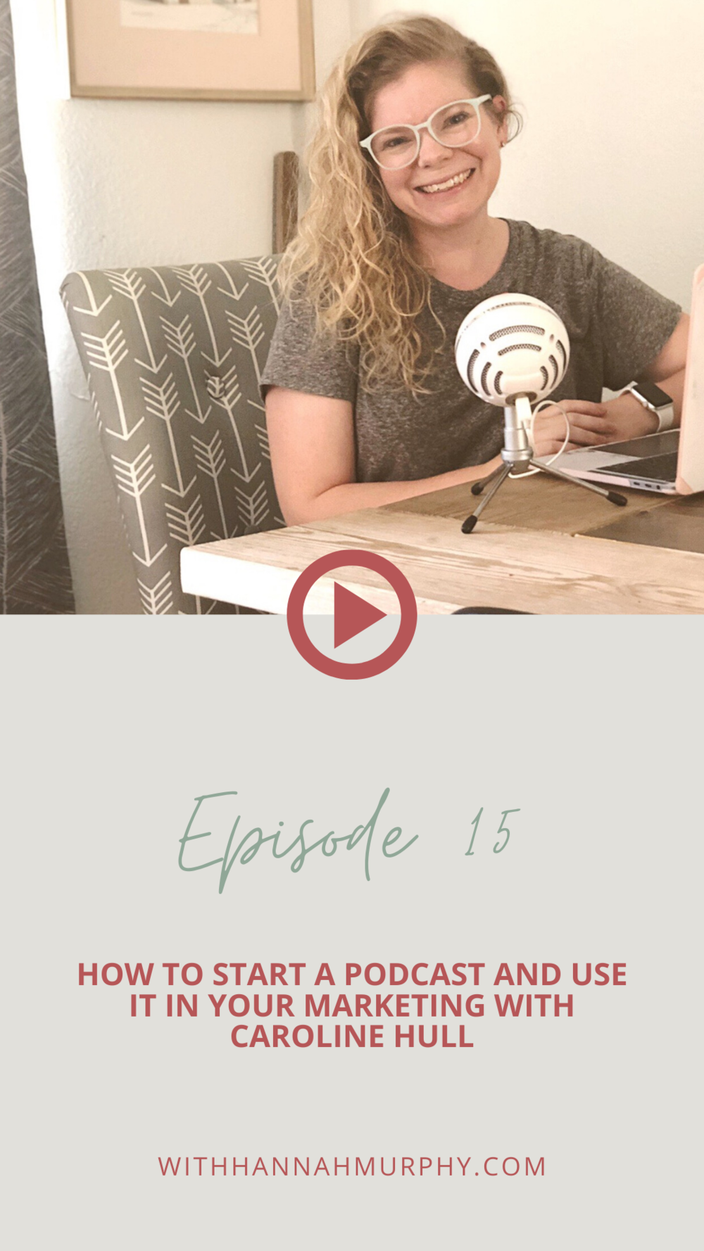 Taking Action Podcast | Episode 15: How to start a podcast and use it in your marketing with Caroline Hull | With Hannah Murphy #businesstips #growyourbusiness #productivity